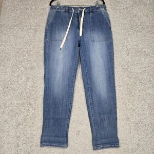 Judy Blue Denim Jogger Pants 11/30 (fits 31x29) blue stretch pockets